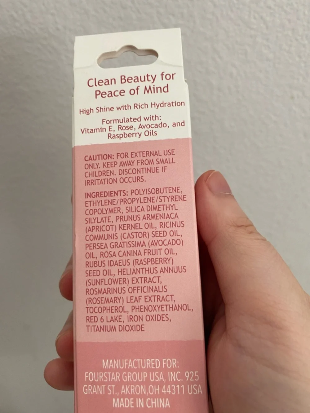 Clean Beauty Lip Jelly - Peachy Pink
